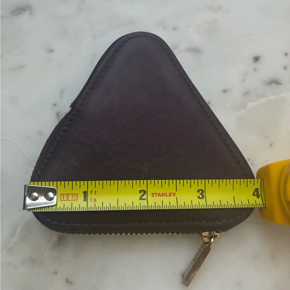 Cuyana Burgundy small leather good - Picture 7 of 7